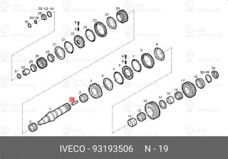 Запчасть IVECO 93193506