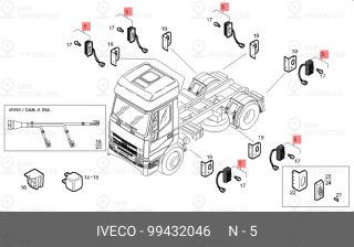 Запчасть IVECO 99432046