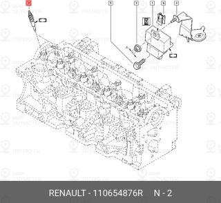 Запчасть NISSAN 110654876R