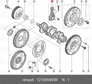 Запчасть NISSAN 121009455R