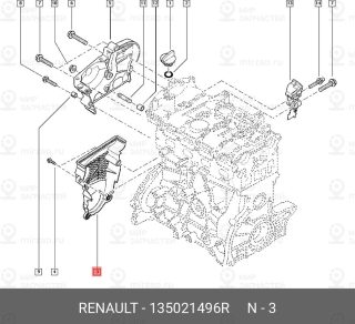 Запчасть NISSAN 135021496R