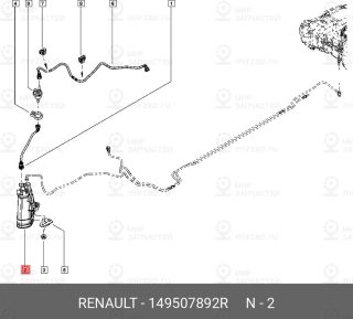 Запчасть NISSAN 149507892R