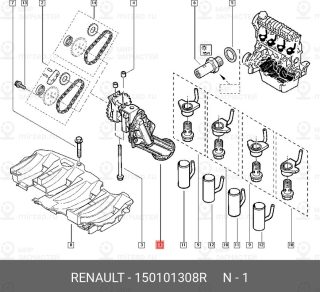 Запчасть NISSAN 150101308R