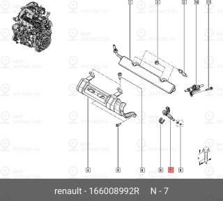 Запчасть NISSAN 166008992R