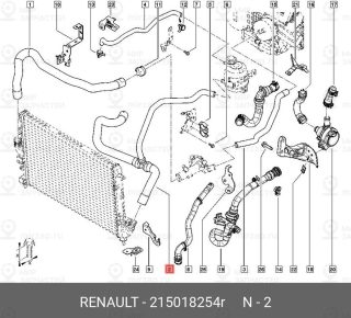 Запчасть NISSAN 215018254R