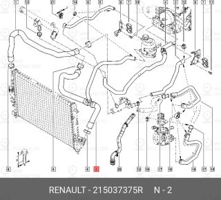 Запчасть NISSAN 215037375R