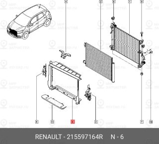 Запчасть NISSAN 215597164R