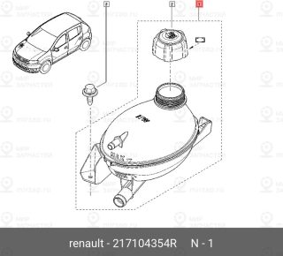Запчасть NISSAN 217104354R