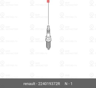 Запчасть NISSAN 224019372R