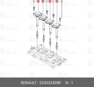 Запчасть NISSAN 224332428R