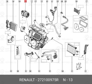 Запчасть NISSAN 272100975R