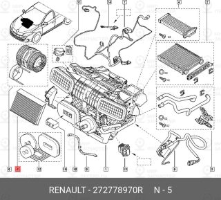 Запчасть NISSAN 272778970R
