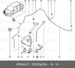 Запчасть NISSAN 28920JY00A