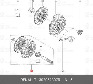 Запчасть NISSAN 302052307R