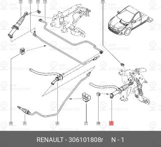 Запчасть NISSAN 306101808R