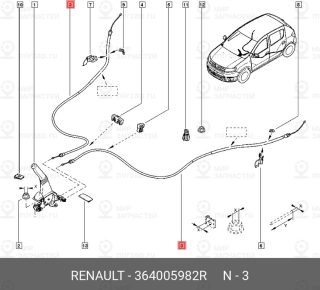 Запчасть NISSAN 364005982R