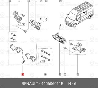 Запчасть NISSAN 440606011R