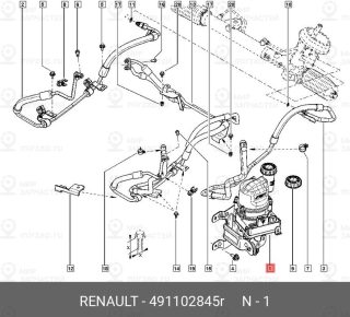 Запчасть NISSAN 491102845R