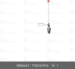 Запчасть NISSAN 7700107916