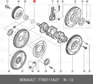 Запчасть NISSAN 7700111627