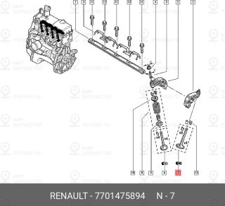 Запчасть NISSAN 7701475894
