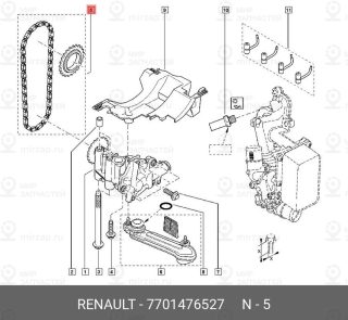 Запчасть NISSAN 7701476527