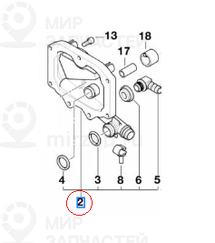 Запчасть BMW 11617501563