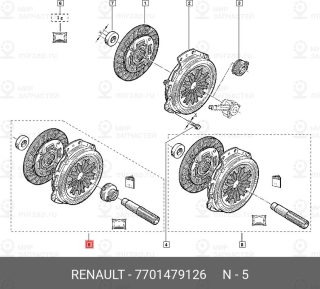 Запчасть NISSAN 7701479126