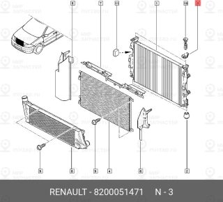Запчасть NISSAN 8200051471