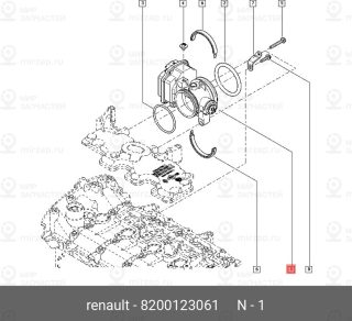 Запчасть NISSAN 8200123061