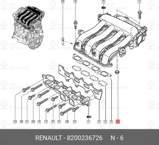Запчасть NISSAN 8200236726