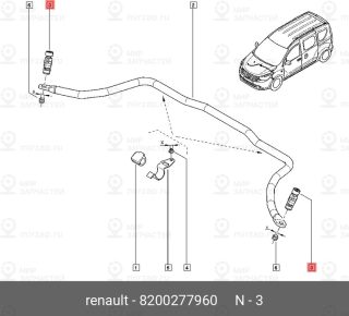 Запчасть NISSAN 8200277960