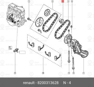 Запчасть NISSAN 8200313628