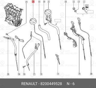 Запчасть NISSAN 8200449528