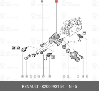 Запчасть NISSAN 8200493154