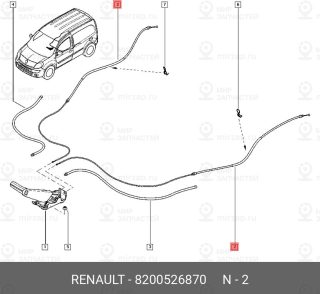 Запчасть NISSAN 8200526870