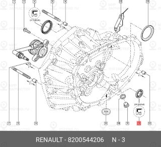 Запчасть NISSAN 8200544206
