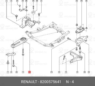 Запчасть NISSAN 8200575641