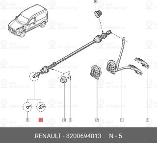 Запчасть NISSAN 8200694013