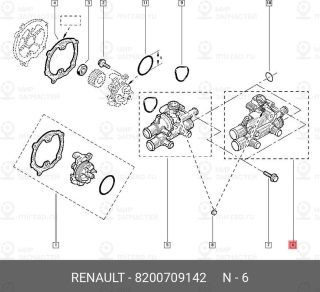 Запчасть NISSAN 8200709142