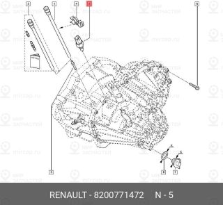 Запчасть NISSAN 8200771472