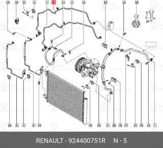 Запчасть NISSAN 924400751R