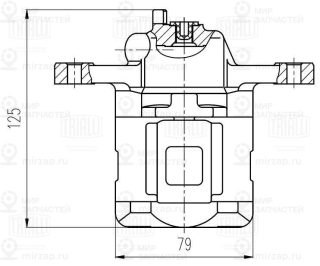 Тормозной суппорт TRIALLI CF201901