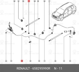 Запчасть NISSAN 658295990R