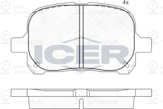 Запчасть ICER 181632399