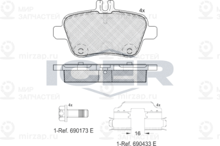 Запчасть ICER 182039067
