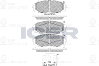 Запчасть ICER 182253