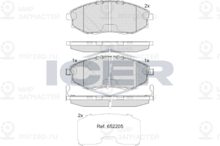 Запчасть ICER 182336