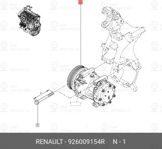 Запчасть NISSAN 926009154R