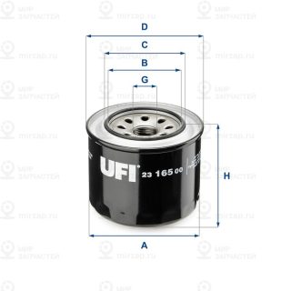Фильтр масляный UFI 2316500